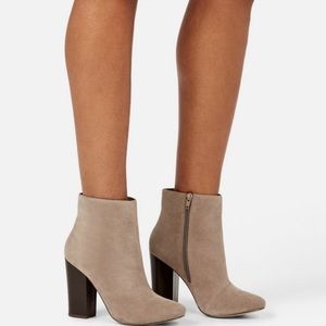 Faux Suede Booties